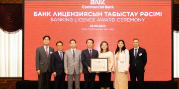 BNK Commercial Bank, 카자흐스탄에서 은행 라이센스 수여식 개최… 본격적인 은행업 출범