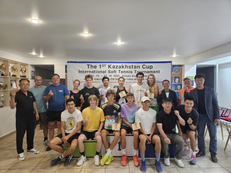 알마티에서 첫 국제 소프트테니스 대회 개최…중앙아시아 5개국이 한자리에