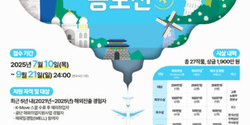 한국산업인력공단, ‘2025년 청년 해외진출 성장스토리 공모전’ 개최