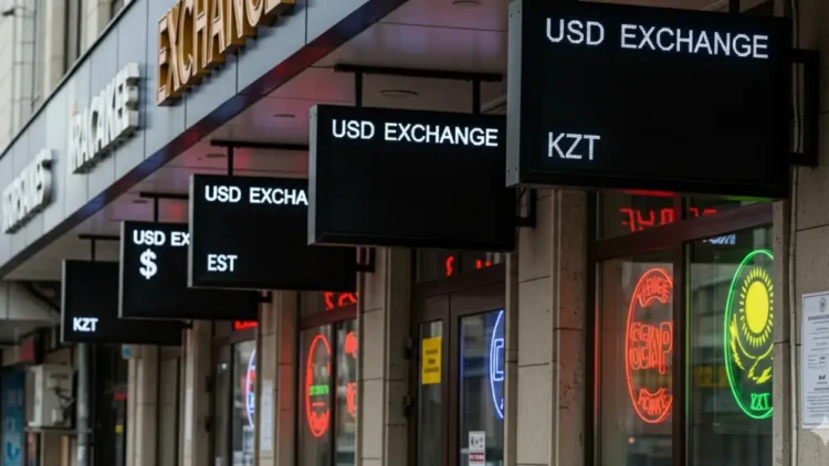 카자흐스탄, 거리 환율 표시판 전면 철거