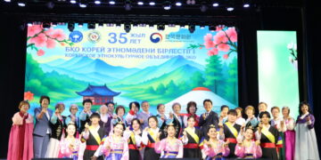우랄스크서 고려인협회 창립 35주년 기념 문화행사 열려…한-카 우정과 기억의 자리