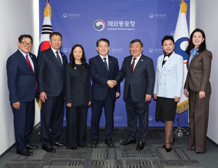 김경협 재외동포청장, 채유리 카자흐스탄 고려인협회장과 면담