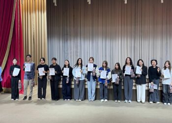 카자흐 국제관계 및 세계언어대에서 579돌 한글날 기념 행사 진행