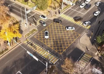알마티, ‘와플형 도로 표시’ 위반 시 운전자 과태료 부과