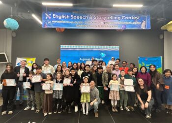 알마티서 제5회 영어 스피치·스토리텔링 대회 성황리 개최