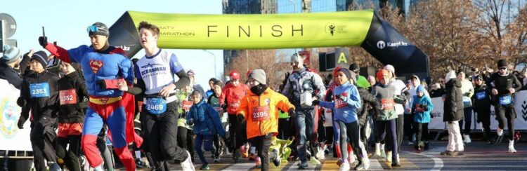 알마티, 올해 첫 대규모 달리기 행사 ‘Winter Run’ 성황