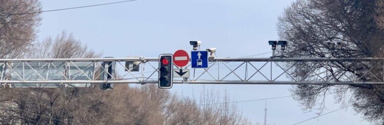 알마티, 교통위반 자동단속 카메라 기능 확대