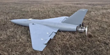 카자흐스탄 서부 사이힌 마을 인근에 무인기 추락