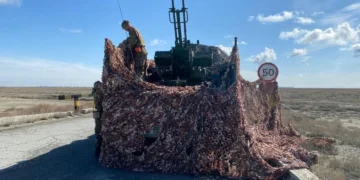 카자흐스탄 텡기즈 유전 인근 군사 장비 배치…드론 공격 대응 훈련 실시