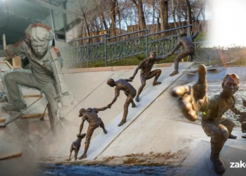 알마티, ‘인간의 선행’을 기념하는 조형물 탄생