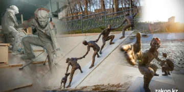 알마티, ‘인간의 선행’을 기념하는 조형물 탄생