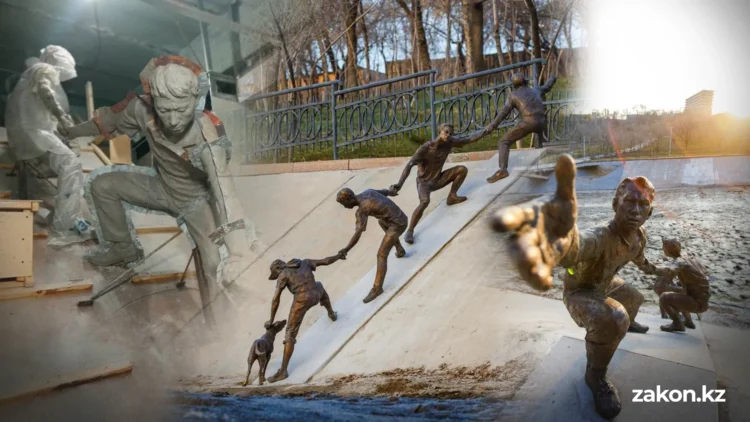 알마티, ‘인간의 선행’을 기념하는 조형물 탄생