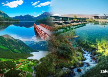 카자흐스탄의 천연 샘물… 신성한 힘과 자연의 순수함 사이의 조화