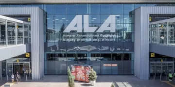 알마티공항, 마일린 거리 주출입구 재개방…차량 동선 변경