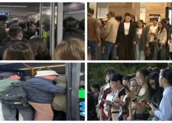 알마티 출퇴근길 대중교통 혼잡 심각…버스는 만원, 지하철은 탑승 대기