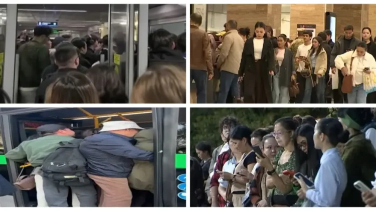 알마티 출퇴근길 대중교통 혼잡 심각…버스는 만원, 지하철은 탑승 대기